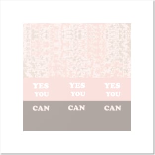 Yes-you-can. My backgrounds collage, pink, pastel, gradient, art, decor, TeePublic Posters and Art